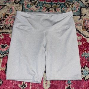 Brand new light grey biker shorts! Size Large